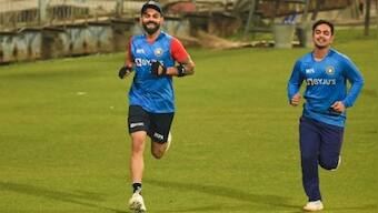 India vs Sri Lanka: Virat Kohli, Ishan Kishan groove to music after ODI series win at Eden Gardens, Watch