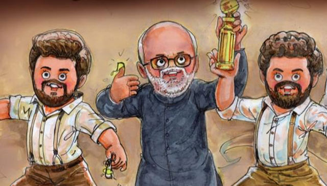 'Really Remarkable Reward,' writes Amul on SS Rajamouli's 'RRR' Golden Globe victory, wins hearts on Internet 'Really Remarkable Reward,' writes Amul on SS Rajamouli's 'RRR' Golden Globe victory, wins hearts on Internet