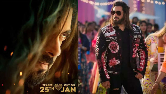 Salman Khan's fans erupt as Kisi Ka Bhai Kisi Ki Jaan teaser plays before the screening of Shah Rukh Khan's Pathaan Salman Khan's fans erupt as Kisi Ka Bhai Kisi Ki Jaan teaser plays before the screening of Shah Rukh Khan's Pathaan