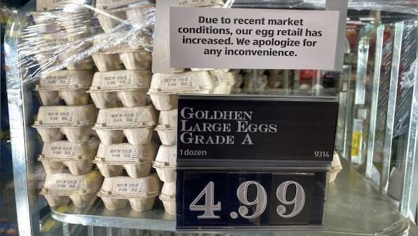 As prices soar, people in the US not ready to put all their eggs in the same basket