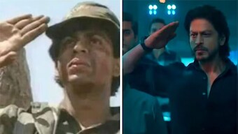 Shah Rukh Khan turns emotional and nostalgic as fan shares his 'salute' scene from Fauji and Pathaan
