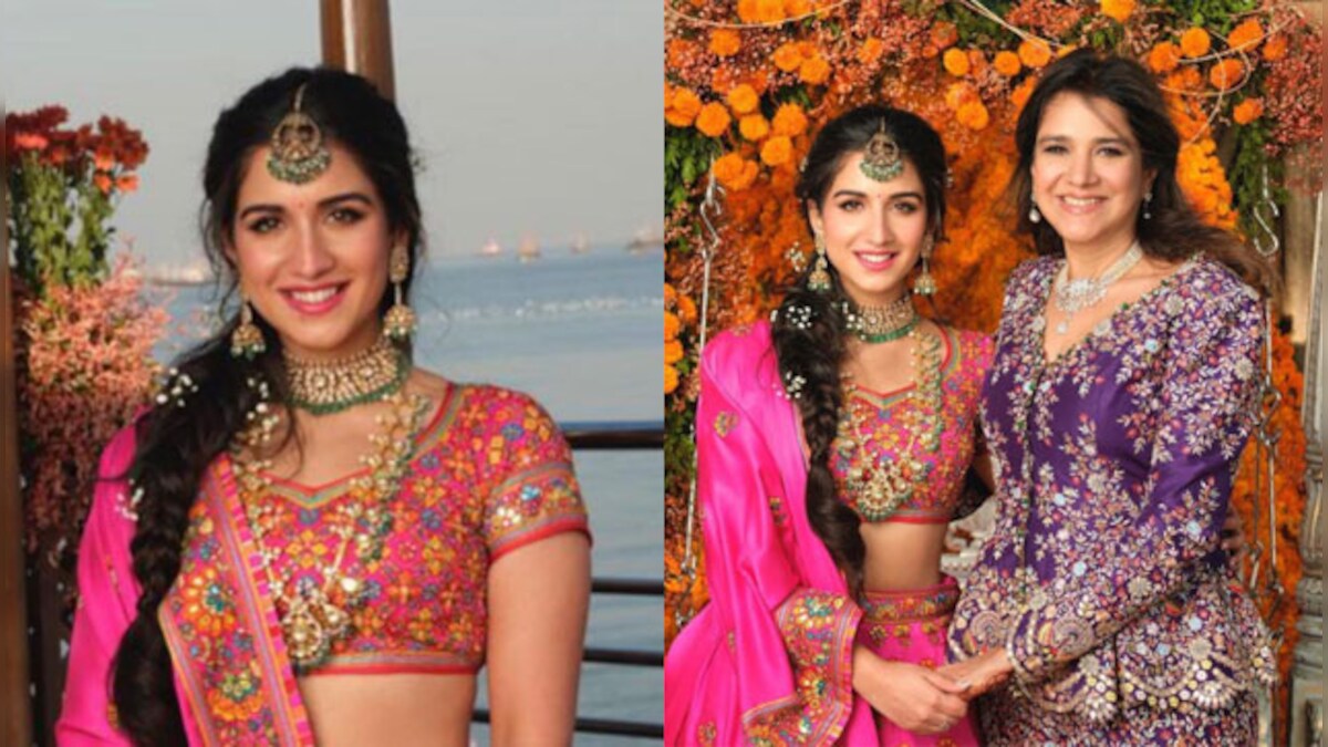 Isha Ambani's pink-coloured embroidered suit steals the show at Anant Ambani and Radhika Merchant's mehendi ceremony