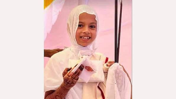 Meet the 8-year-old diamond heiress, who is giving it all up to be a Jain monk