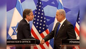 US Secretary of State Blinken reaffirms 'need for two-state solution' as he lands in Israel