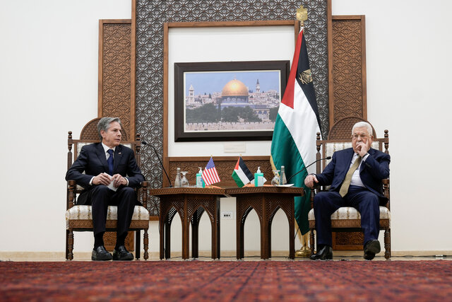 Palestine president Mahmoud Abbas blames Israel for recent surge in violence as he meets US Secretary of State Blinken Palestine president Mahmoud Abbas blames Israel for recent surge in violence as he meets US Secretary of State Blinken