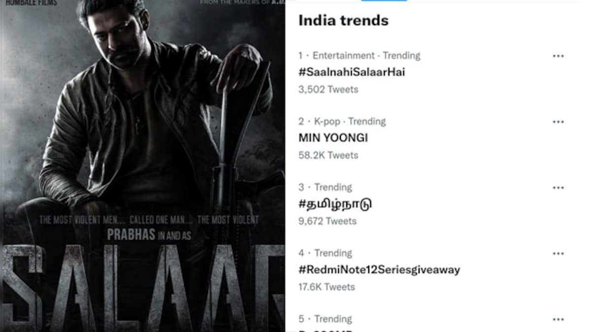 Prabhas' Salaar takes over the internet by storm with #SaalNahiSalaarHai trending on social media