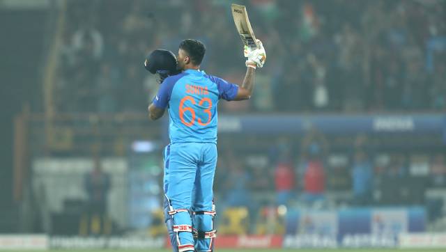 India vs Sri Lanka: Suryakumar Yadav becomes 1st Indian to score century in 2023; slams 2nd fastest T20 ton by an Indian India vs Sri Lanka: Suryakumar Yadav becomes 1st Indian to score century in 2023; slams 2nd fastest T20 ton by an Indian