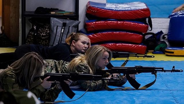 Inside Russia's 'Women's Guard', the group learning to use Kalashnikov rifles, fly drones Inside Russia's 'Women's Guard', the group learning to use Kalashnikov rifles, fly drones