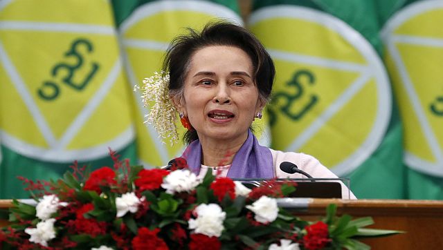 Myanmar military dissolves Aung San Suu Kyi's political party for failing to re-register under new law Myanmar military dissolves Aung San Suu Kyi's political party for failing to re-register under new law