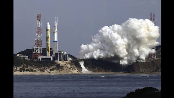 Japan aborts launch of first next-generation rocket moments before lift off