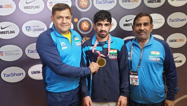 India's Aman Sehrawat wins bronze at Zagreb Open wrestling India's Aman Sehrawat wins bronze at Zagreb Open wrestling