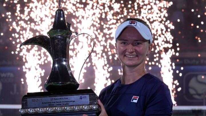 Dubai Open: Barbora Krejcikova stuns world No 1 Iga Swiatek to win sixth career title