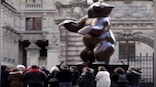Watch: Sculptures of gorillas and bears depicting endangered animals exhibited in Paris