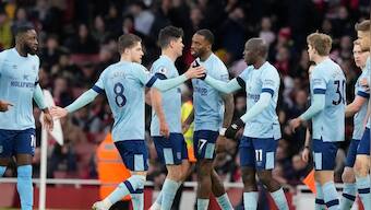 Premier League: Brentford hold leaders Arsenal as Gunners drop points; Leicester City thump Tottenham