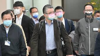 Delegation of Chinese officials make rare visit to Taiwan