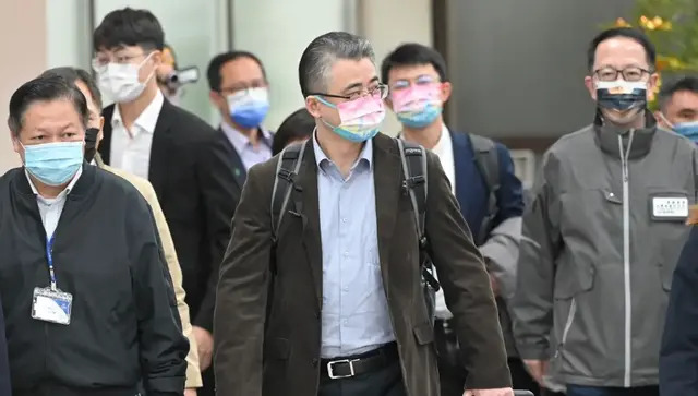 Delegation of Chinese officials make rare visit to Taiwan Delegation of Chinese officials make rare visit to Taiwan