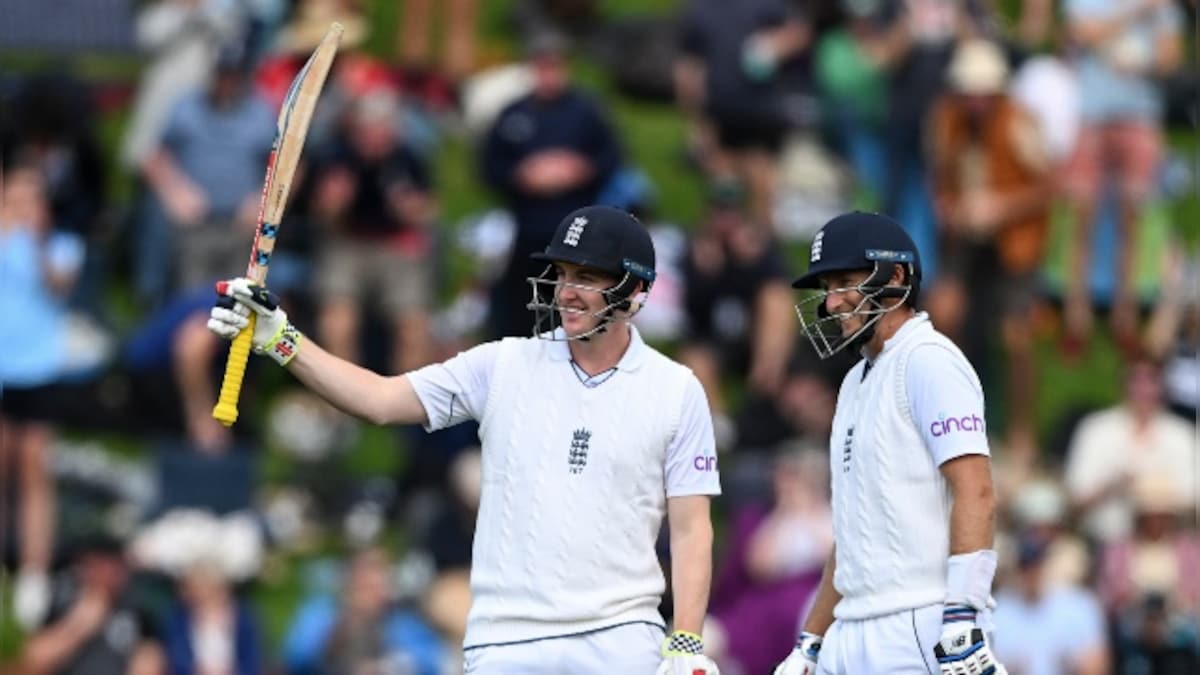 New Zealand vs England: Harry Brook, Joe Root centuries put visitors in charge on Day 1 of second Test