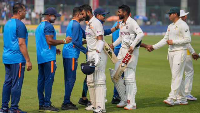 Watch: Rohit Sharma, Rahul Dravid and Team India celebrate winning 2nd Test; Twitter reacts Watch: Rohit Sharma, Rahul Dravid and Team India celebrate winning 2nd Test; Twitter reacts