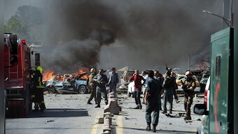 WATCH: Massive blast hits Kabul mosque, sparks tension in Afghanistan