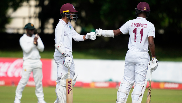 Zimbabwe vs West Indies: Brathwaite, Chanderpaul set new partnership record during first Test in Bulawayo Zimbabwe vs West Indies: Brathwaite, Chanderpaul set new partnership record during first Test in Bulawayo