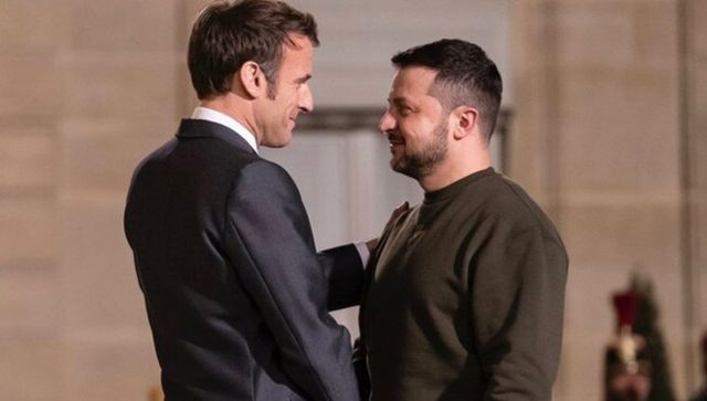 France’s Macron honours Volodymyr Zelenskyy with highest civilian award-- the Legion of Honour France’s Macron honours Volodymyr Zelenskyy with highest civilian award-- the Legion of Honour