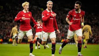 Watch: Manchester United down Barcelona to reach Europa League last 16 as Juventus, Roma move on