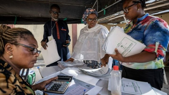 Nigeria announces initial results from tight presidential election race