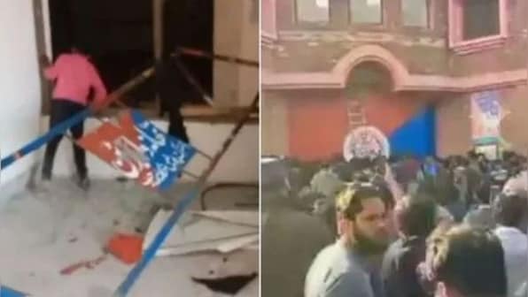 Watch: Mob storms Pakistan's Nankana Sahib police station, lynches man accused of blasphemy