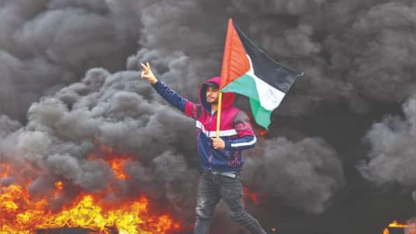 Drone downed, two militants shot dead in Israeli-Palestinian unrest