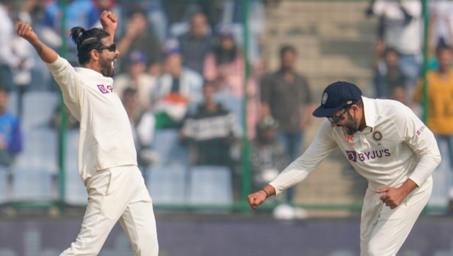 Ravindra Jadeja registers career-best Test figures; India handed 115-run target for victory in 2nd Test Ravindra Jadeja registers career-best Test figures; India handed 115-run target for victory in 2nd Test