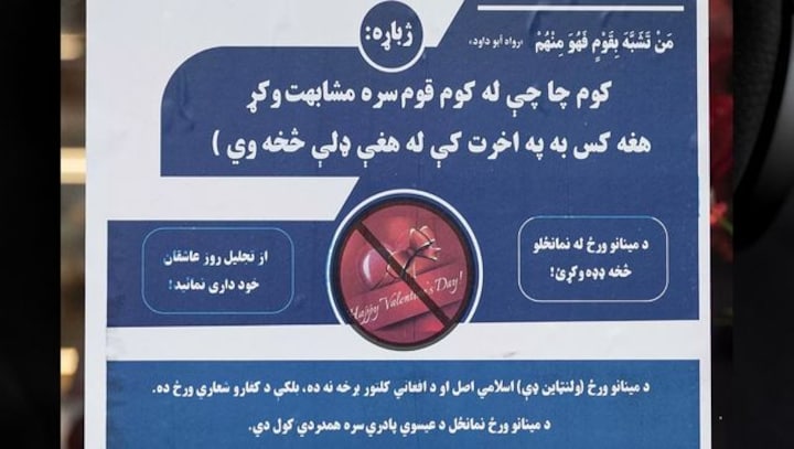 Valentine's Day 'not Islamic...a sloganeering day of infidels': Taliban ban celebrations