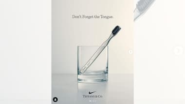 Nike x Tiffany collab features 'toothbrush', leaves internet baffled