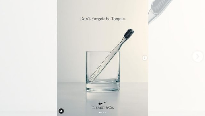 Nike x Tiffany collab features 'toothbrush', leaves internet baffled