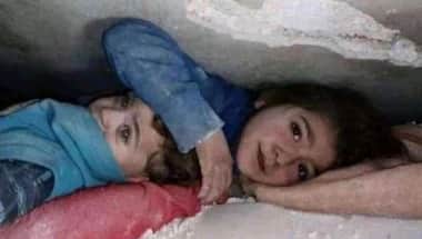 ‘Save me, I will be your servant’: Under rubble for 17 hrs, 7-yr-old Syrian girl saves brother - WATCH