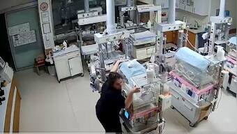 WATCH: Nurses risk their lives to save newborn babies as earthquake shakes Turkey hospital