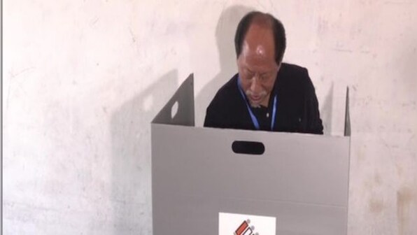 Nagaland Assembly Election 2023: CM Neiphiu Rio casts vote in Kohima