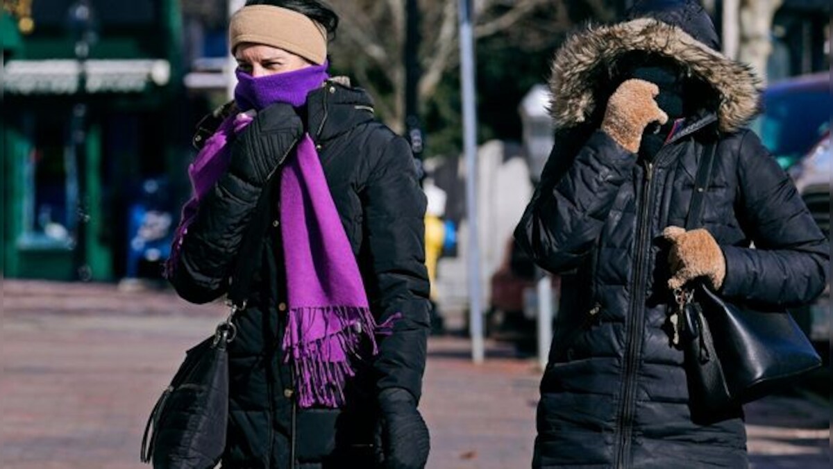 What is the 'Arctic blast' that made wind chill temperatures