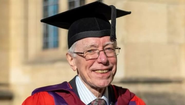 UK: Man receives doctorate from university 52 years after beginning course