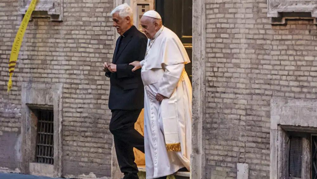 Pope Francis bans famed Jesuit artist whose mosaics decorate churches around the globe over 'sex abuse' Pope Francis bans famed Jesuit artist whose mosaics decorate churches around the globe over 'sex abuse'