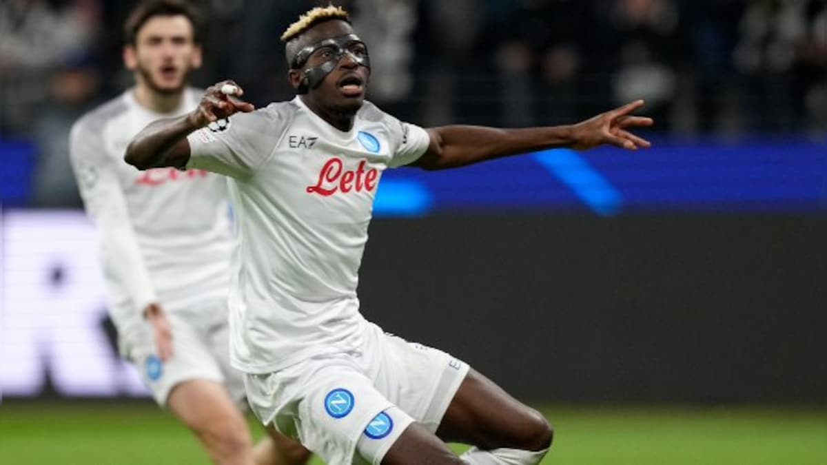 Champions League: Victor Osimhen sends Napoli to victory in last 16 vs Eintracht Frankfurt