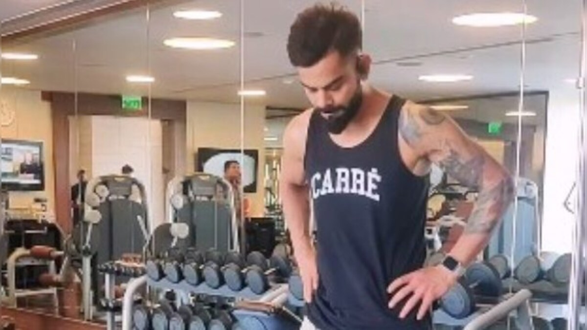 Virat Kohli Sweats It Out At A Gym Ahead Of Nagpur Test Watch Firstpost 1718