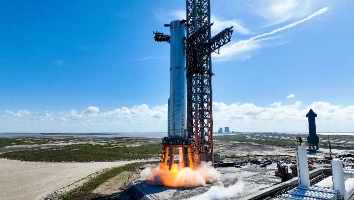 WATCH: SpaceX inches closer to orbital launch, test-fires Starship booster with 31 Raptor rockets