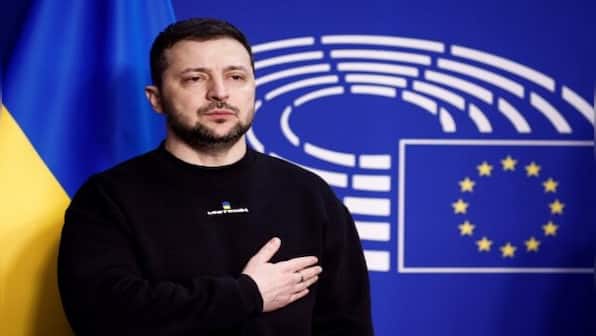 'Welcome home,' Ursula von der Leyen to Zelenskyy as EU leaders hail Ukrainian President's arrival