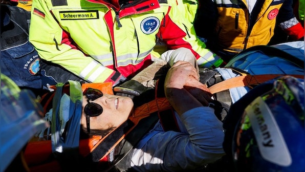 After 104 hours buried by Turkey earthquake, woman brought out alive