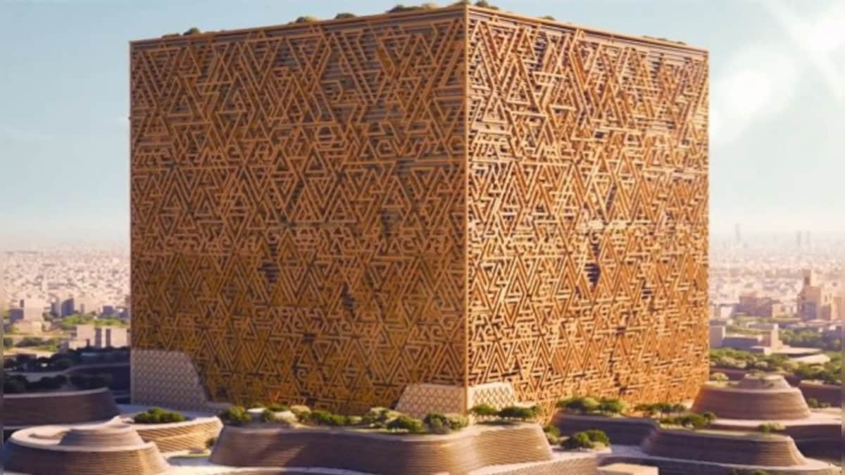 What is Saudi Arabia's giant cube-shaped skyscraper 'The Mukaab', the size of 20 Empire State Buildings?