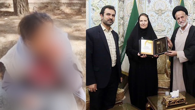 Swiss Shocker: Envoy dons head-to-toe ‘chador’ & hijab during visit to shrine in Iran as women bleed for freedom Swiss Shocker: Envoy dons head-to-toe ‘chador’ & hijab during visit to shrine in Iran as women bleed for freedom