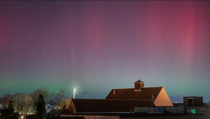 The Sky is Pink, Purple, Green: Northern lights dazzle the UK and Ireland The Sky is Pink, Purple, Green: Northern lights dazzle the UK and Ireland