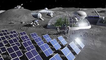 Why more and more space tech companies are in a rush to make solar cells out of fake Moon dirt