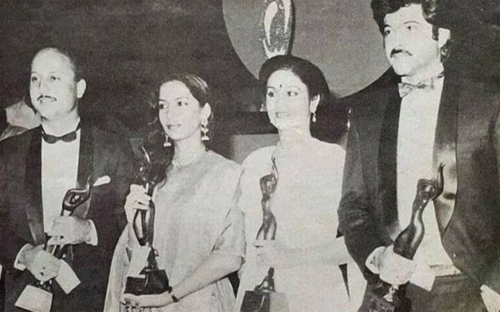 Anil Kapoor shares throwback pictures of winning multiple awards as he completes 40 years in Hindi Cinema
