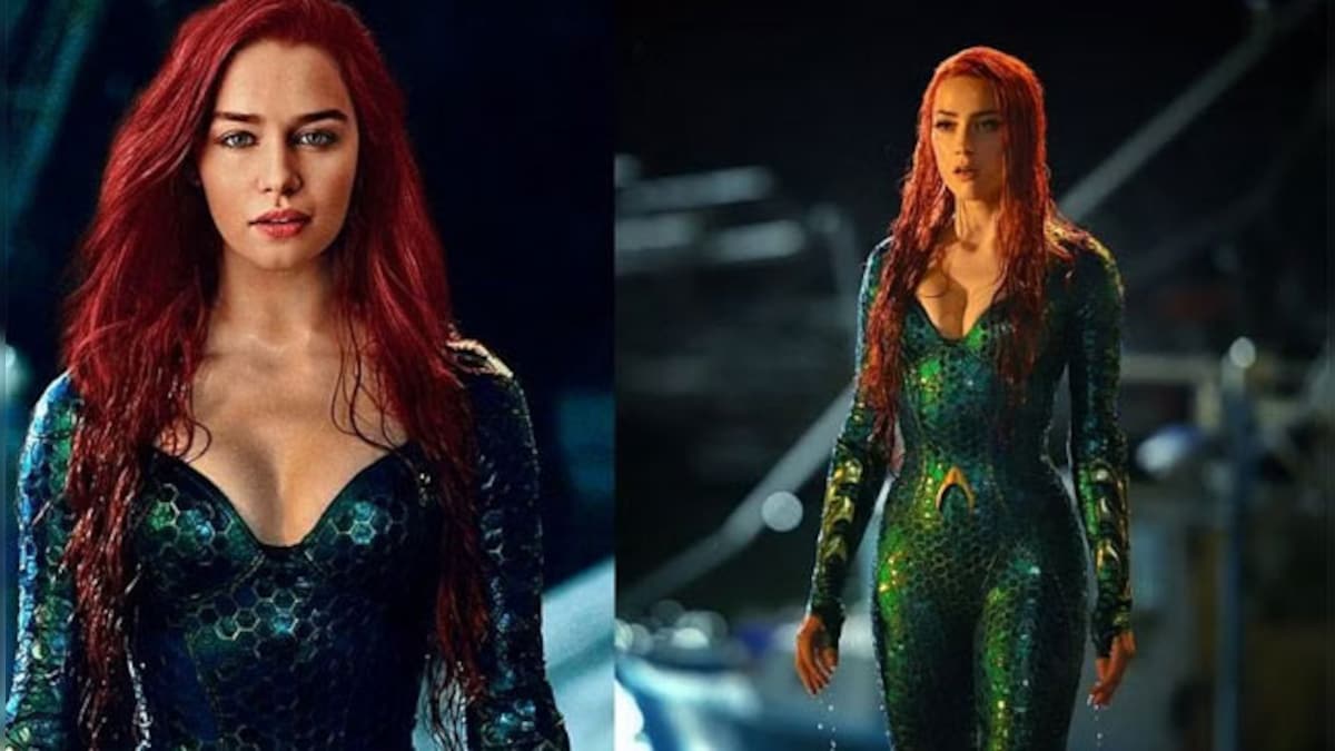 Has Emilia Clarke replaced Amber Heard as 'Mera' in Aquaman? A viral poster by an artist has blown the internet